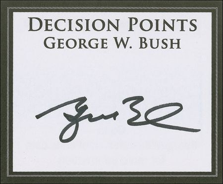 Lot #19 George W. and George H. W. Bush Bookplates