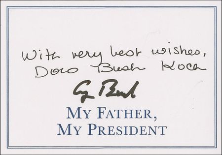 Lot #19 George W. and George H. W. Bush Bookplates - Image 2