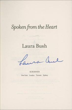 Lot #21 Laura and Jenna Bush - Image 1