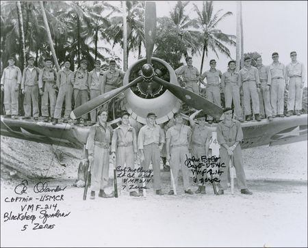 Lot #334 Black Sheep Squadron Signed Photographs - Image 2