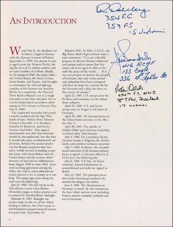 Lot #349 Flying Aces Souvenir Documents - Image 2