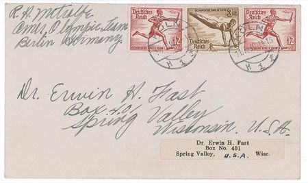 Lot #1296 Jesse Owens Signature - Image 2
