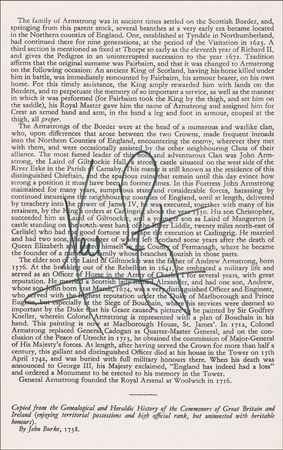 Lot #419 Neil Armstrong Family History - Image 1
