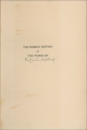 Lot #513 Rudyard Kipling: Massive 31 volume set of Kipling?s works - Image 1