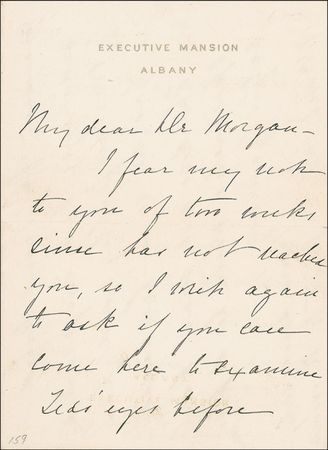 Lot #157 Edith K. Roosevelt: “Ted's eyes have improved wonderfully and he has no more headaches” - Image 1