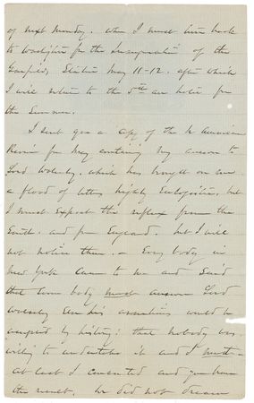 Lot #394 William T. Sherman: ?We did not dream in 1865, that we would have to apologize for our conduct in the War? - Image 4