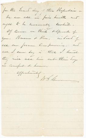 Lot #394 William T. Sherman: ?We did not dream in 1865, that we would have to apologize for our conduct in the War? - Image 8