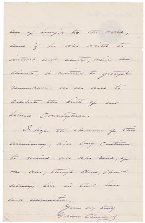 Lot #29 Grover Cleveland: “Washington Irving...is pure life” - Image 2