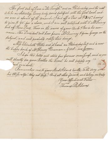 Lot #3 John Adams: Adams family archive?including a detailed transcription of how the Declaration of Independence was written - Image 10