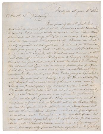 Lot #3 John Adams: Adams family archive?including a detailed transcription of how the Declaration of Independence was written - Image 11