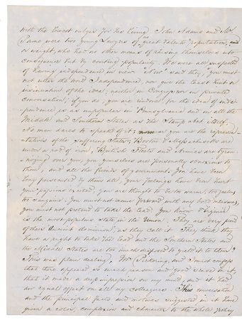 Lot #3 John Adams: Adams family archive?including a detailed transcription of how the Declaration of Independence was written - Image 12
