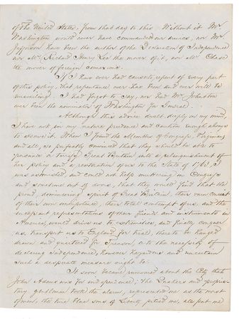 Lot #3 John Adams: Adams family archive—including