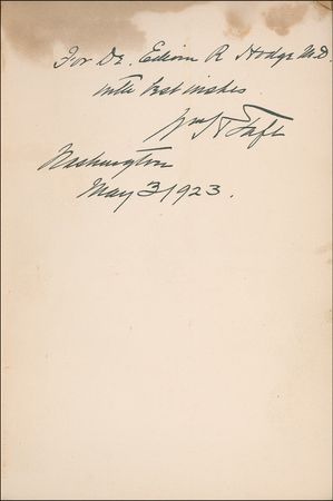Lot #172 William H. Taft Book - Image 1