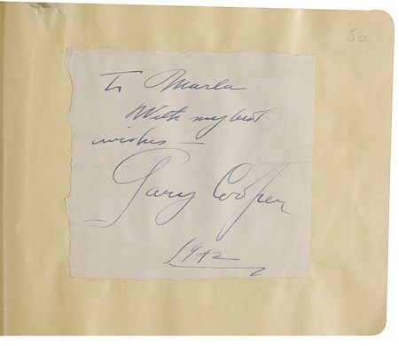 Lot #793 Autograph Album: Stars of Hollywood's Golden Age, including Lugosi, Karloff, Sinatra, and Rathbone sign for the daughter of a vaudeville actor - Image 4