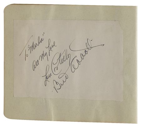 Lot #793 Autograph Album: Stars of Hollywood's Golden Age, including Lugosi, Karloff, Sinatra, and Rathbone sign for the daughter of a vaudeville actor - Image 7