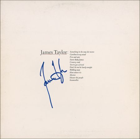 Lot #768 James Taylor - Image 1