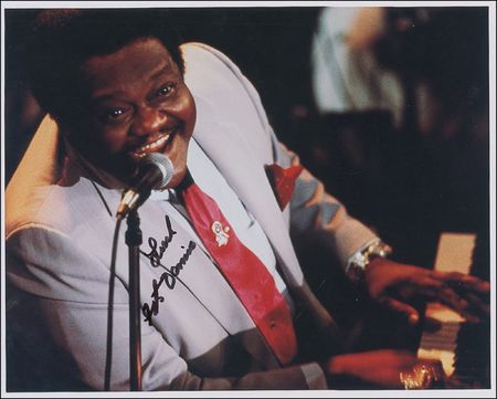 Lot #666 Fats Domino Signed Photographs - Image 1
