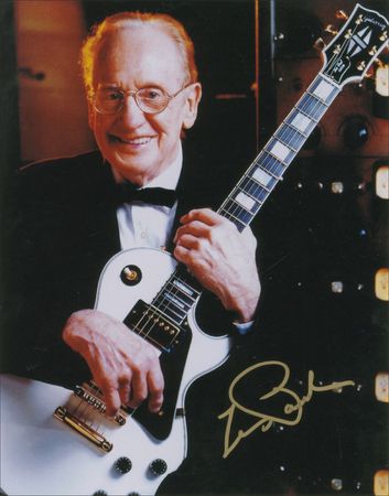 Lot #729 Les Paul Signed Photographs - Image 1