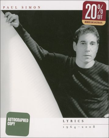 Lot #756 Paul Simon Book - Image 2