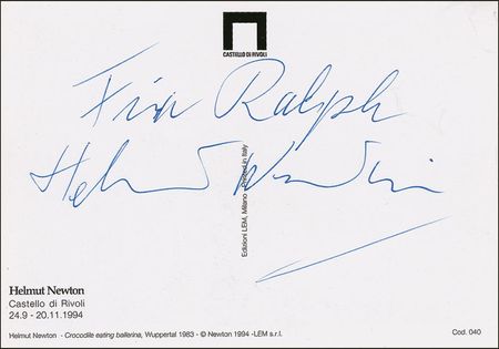 Lot #528 Helmut Newton Signed Photographs - Image 3