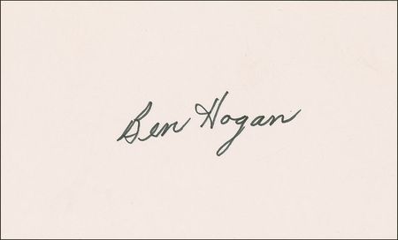 Lot #1201 Ben Hogan Signatures - Image 2