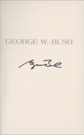 Lot #17 George W. Bush Book