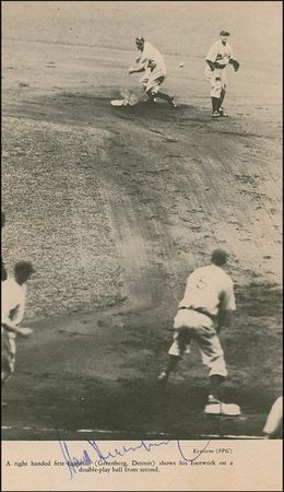 Lot #1190 Hank Greenberg Signed Photographs - Image 1