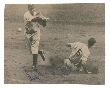 Lot #1190 Hank Greenberg Signed Photographs - Image 2