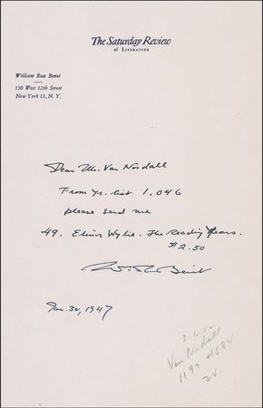 Lot #479 William Rose Benet - Image 1
