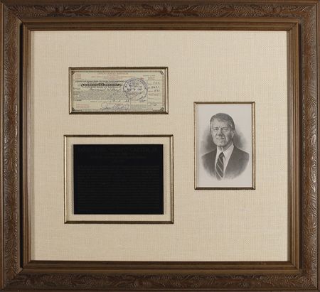 Lot #24 Jimmy Carter Signed Document