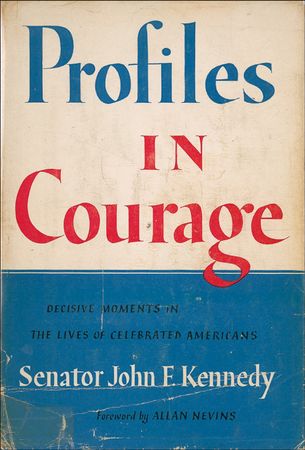 Lot #108 John F. Kennedy: Kennedy signs his Pulitzer Prize–winning classic at a 1957 dinner - Image 2
