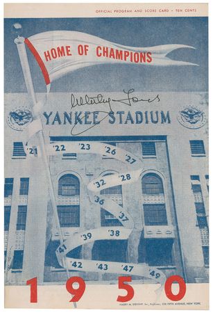 Lot #1145 Joe DiMaggio and Whitey Ford Magazine and Program - Image 2