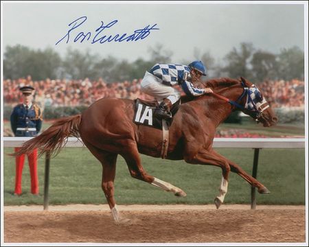 Lot #1204 Horse Racing: Ron Turcotte Signed Photographs - Image 1