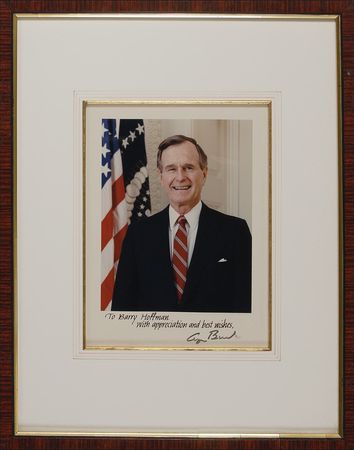 Lot #14 George Bush: President George Bush stately