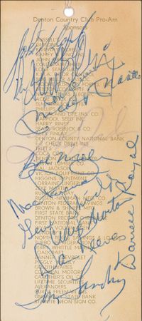 Lot #1335 Sports Stars Signature - Image 1