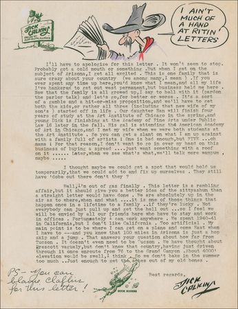 Lot #575 Dick Calkins: ?Don't let this Buck Rogers business fool you. About all I get is a lot of publicity, while the syndicate gets the gravy? - Image 3