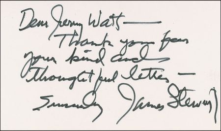 Lot #1026 James Stewart: 