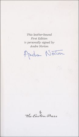 Lot #530 Andre Norton - Image 1