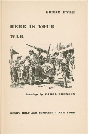 Lot #532 Ernie Pyle Book - Image 2