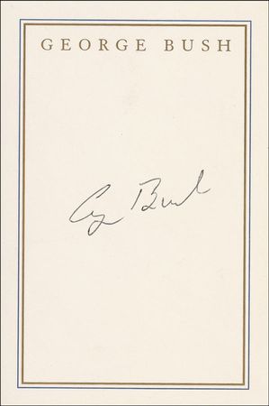 Lot #15 George Bush Bookplates