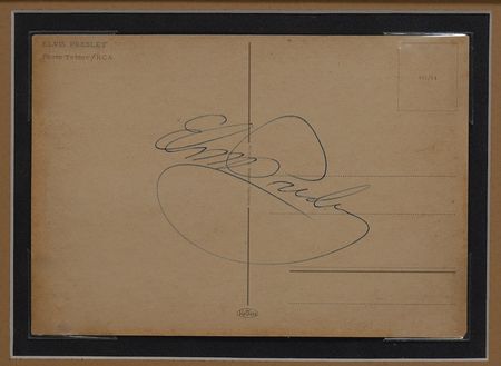 Lot #739 Elvis Presley Signature - Image 1