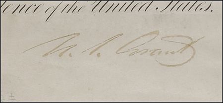 Lot #65 U. S. Grant: The 18th president retires a Navy captain - Image 2