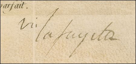 Lot #368 Marquis de Lafayette: Lafayette enrolls a soldier in the National Guard at the beginning of the French Revolution - Image 2