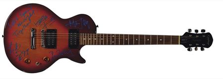 Lot #748 Rolling Stones: Beautifully signed Stones guitar - Image 1