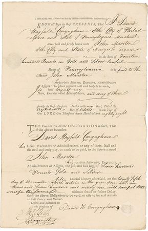 Lot #205 Clement Biddle - Image 1