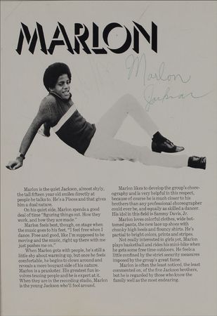 Lot #695 Jackson 5: The Jackson 5 captured in Las Vegas in 1974 - Image 2