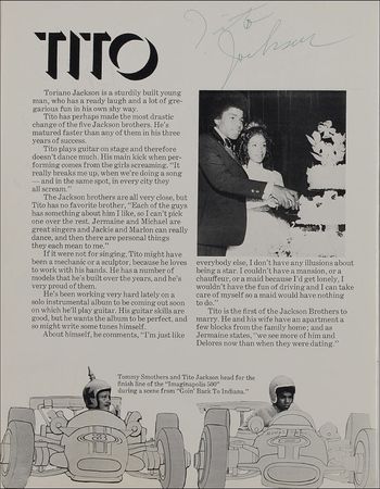 Lot #695 Jackson 5: The Jackson 5 captured in Las Vegas in 1974 - Image 3