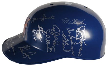 Lot #1282 NY Mets Baseball Helmet - Image 1