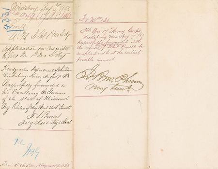 Lot #377 James Birdseye McPherson: McPherson replenishes the Union lines a month after his triumph at Vicksburg - Image 2