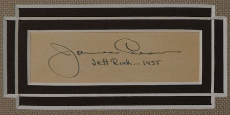 Lot #847 James Dean: Jett Rink' signs shortly before his untimely death - Image 2